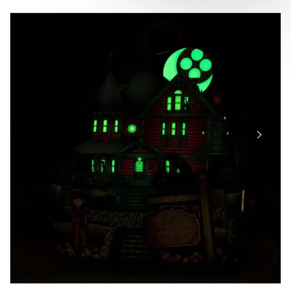 Loungefly Coraline Glow In The Dark House Mini Backpack & Wallet Set